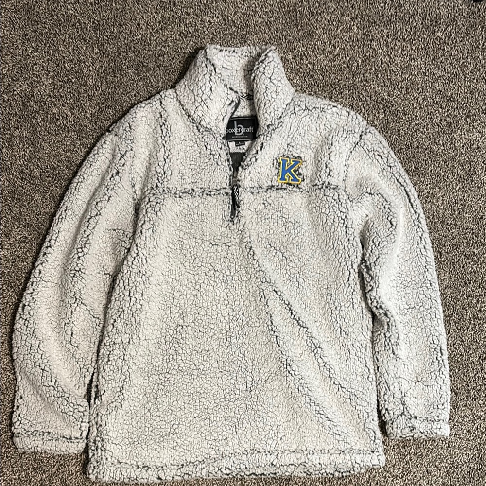 Boxercraft Gray Sherpa Pullover